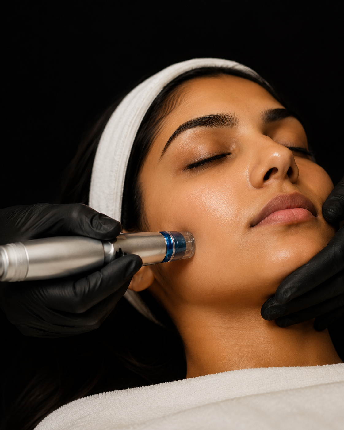Facial aesthetics and contouring treatment space